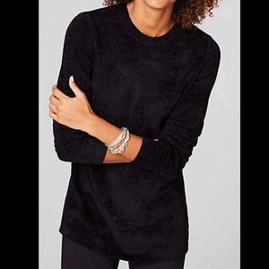 j. jill chenille black crew neck sweater size XS